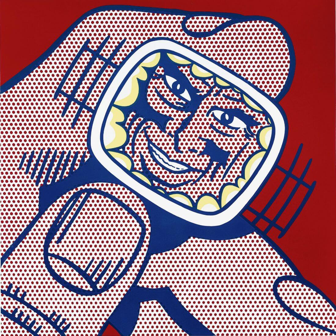 Eccentric Scientist - Roy Lichtenstein - Modern Pop Art Painting