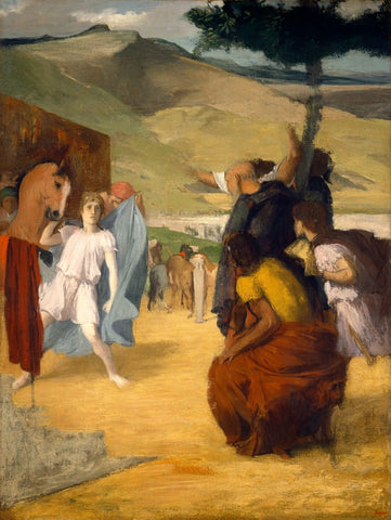 Alexander and Bucephalus by Edgar Degas