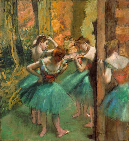 Dancers, Pink And Green by Edgar Degas