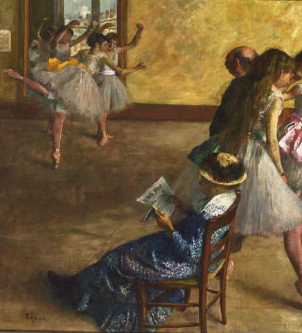 The Ballet Class - Large Art Prints by Edgar Degas