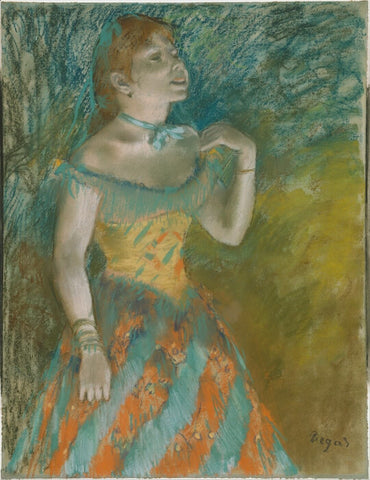 Edgar Degas - The Singer In Green - Art Prints