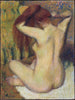 Woman Combing Her Hair - Canvas Prints