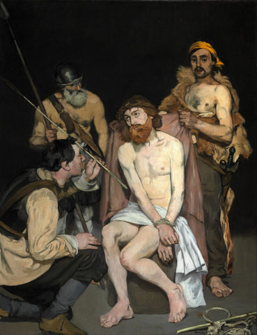 Jesus Mocked By The Soldiers (Jésus sest moqué des soldats) - Edward Manet by Édouard Manet