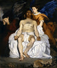 The Dead Christ With Angels (,Le Christ mort avec des anges) - Edouard Monet - Framed Prints