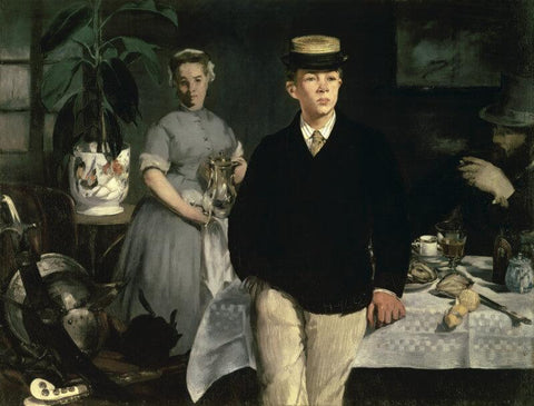 Luncheon In The Studio by Édouard Manet