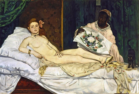 Olympia - Edouard Monet by Édouard Manet