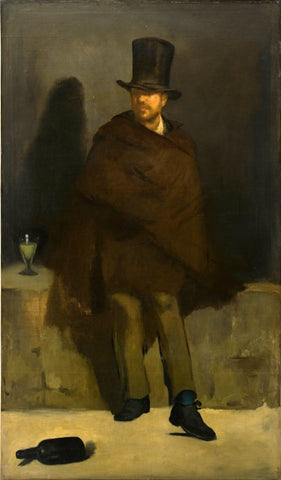 The Absinthe Drinker (LAbsinthe) - Edouard Monet - Canvas Prints by Édouard Manet