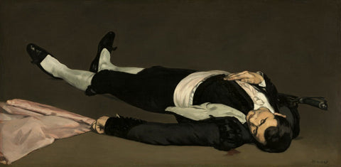 The Dead Toreador (1864) - Edouard Manet - Canvas Prints