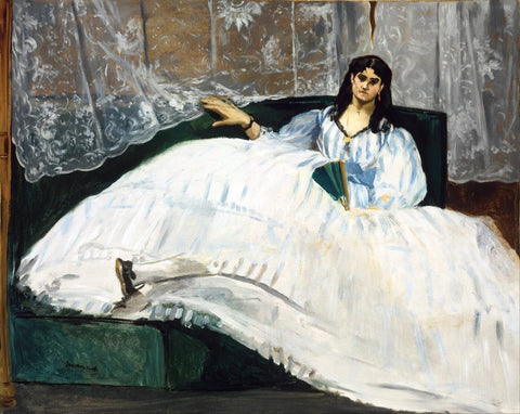 Portrait of Jeanne Duval - Edouard Monet - Posters