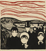Angst – Edvard Munch Painting - Canvas Prints