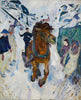 Galloping Horse – Edvard Munch Painting - Canvas Prints