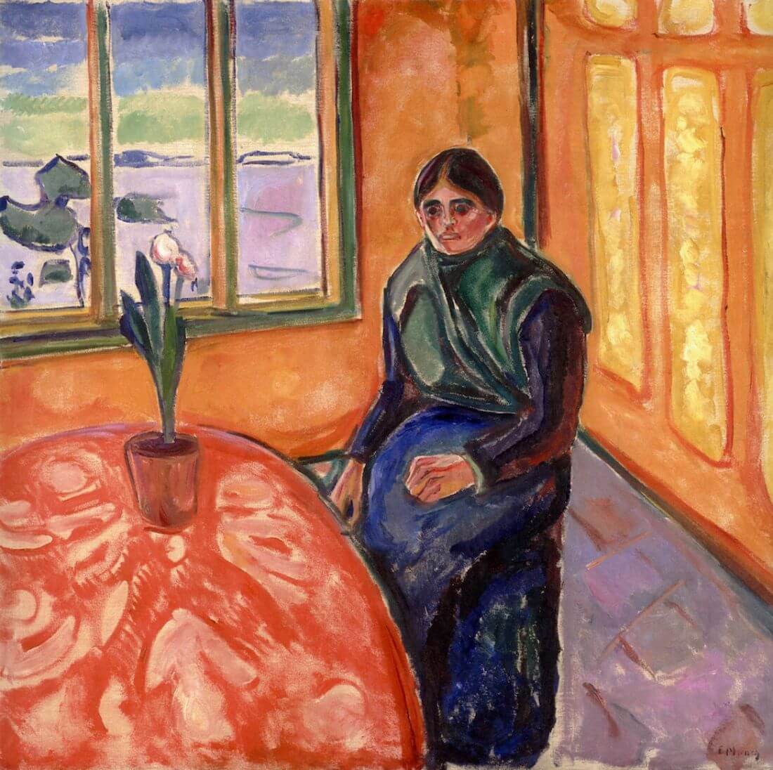 Melancholy – Edvard Munch Painting - Art Prints by Edvard Munch
