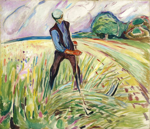 The Haymaker - Art Prints by Edvard Munch