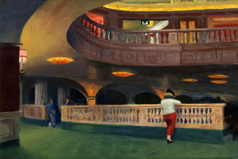 Edward Hopper - Sheridan Theater by Edward Hopper