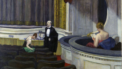 Edward Hopper - Two on the Aisle 1927 by Edward Hopper