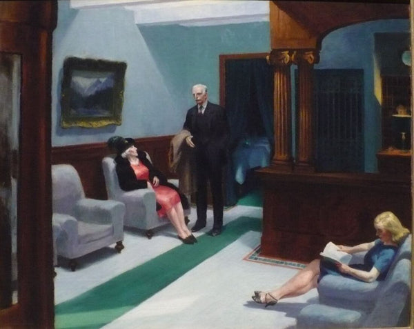 Edward Hopper- Hotel Lobby - Posters