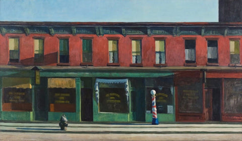 Early Sunday Morning by Edward Hopper