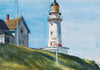 Edward Hopper - The Lighthouse At Two Lights - Canvas Prints