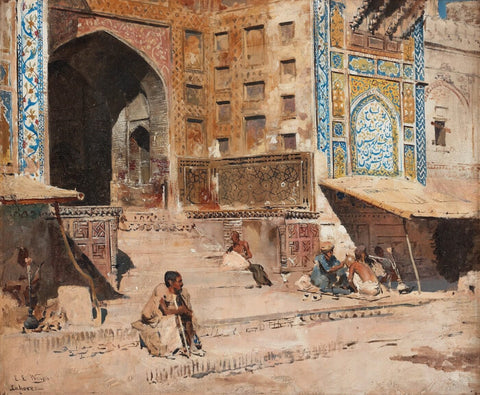 Edwin Lord Weeks -The Temple At Bombay - Canvas Prints