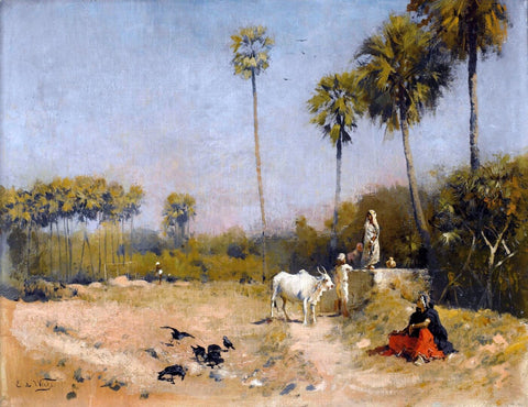 Edwin Lord Weeks - A Well In South India by Edwin Lord Weeks