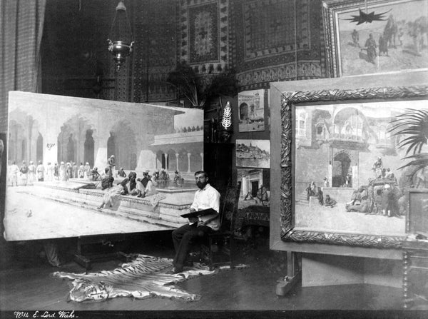 In His Studio - Edwin Lord Weeks - Canvas Prints