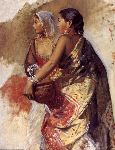 Two Nautch Girls - Posters by Edwin Lord Weeks