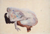 Egon Schiele - Hockender Akt in Schuhen und schwarzen Strümpfen (Crouching Nude In Shoes And Black Stockings) - Life Size Posters