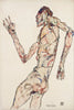 Egon Schiele - Selbstporträt (Self Portrait) - Life Size Posters