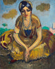 Egyptian In Pearl Necklace - Framed Prints