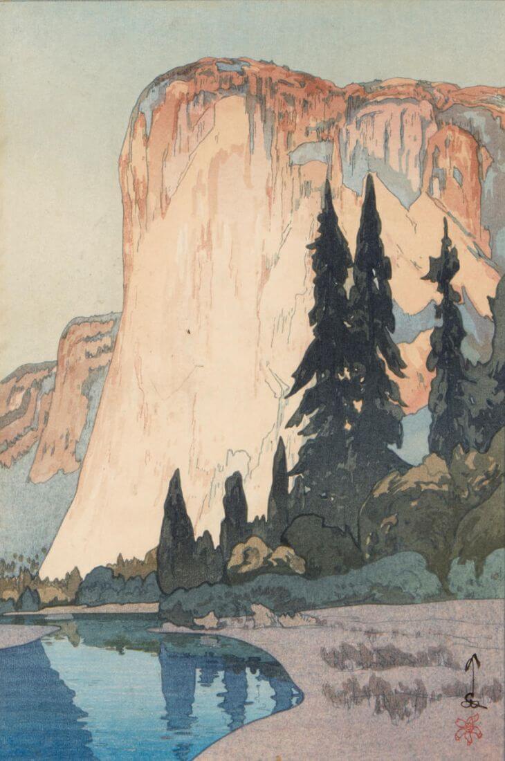 El Capitan in Yosemite (American Series) - Yoshida Hiroshi