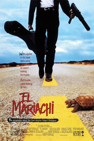 El Mariachi - Robert Rodriguez Hollywood Movie Poster by Joel Jerry