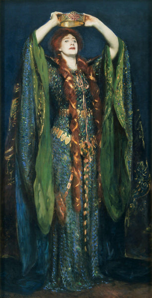 Ellen Terry As Lady Macbeth  -  John Singer Sargent Painting - Canvas Prints