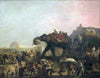Embassy of Haider Beg Khan to Lord Cornwallis - Johan Zoffany  c 1795 Vintage Orientalist Paintings of India - Canvas Prints