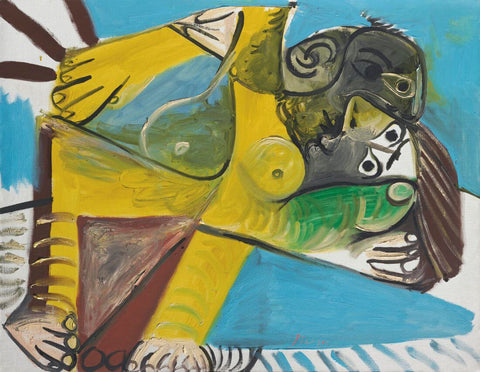 Embrace (L'etreinte) - Pablo Picasso Painting - Life Size Posters