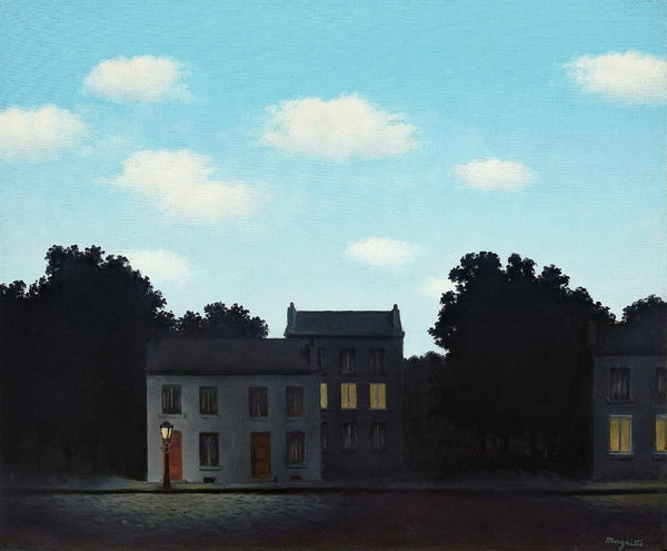 Empire of the Lights, 1949 (L'Empire des Lumieres) - Rene Magritte - Surrealist Art Painting - Large Art Prints