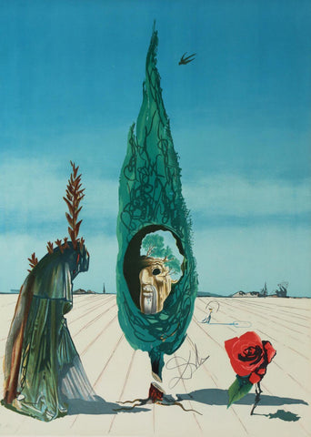 Enigma Of Rose - Salvador Dali - Surrealist Painting - Large Art Prints