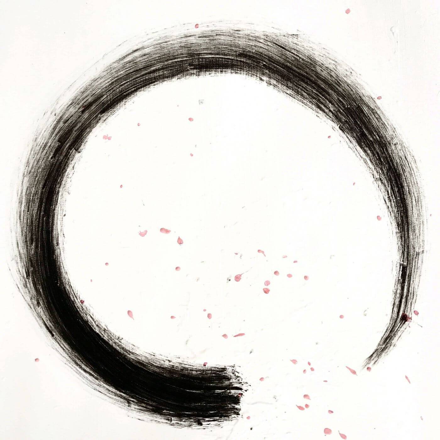 Zen Enso Circle, circle brush, Japanese Circle Canvas Print for Sale by  Tanysl