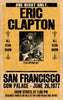 Eric Clapton - One Night Only 1977 - Vintage Rock And Roll Music Poster - Life Size Posters