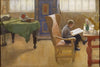 Esbjörn At The Study Corner - Carl Larsson - Water Colour Impressionist Art Painting - Canvas Prints