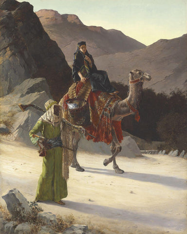 Escort (LEscorte) - Rudolf Ernst - Orientalist Art Painting - Large Art Prints by Rudolf Ernst