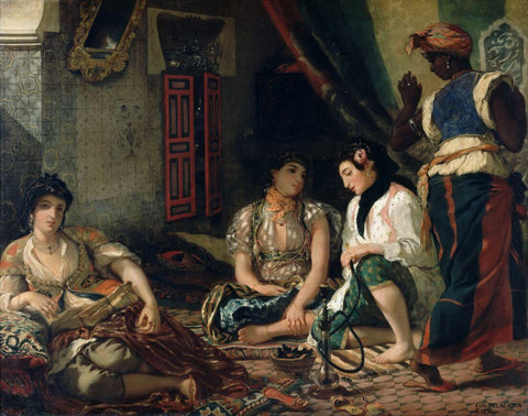 Eugène Delacroix - Women Of Algiers In Their Apartment - Framed Prints