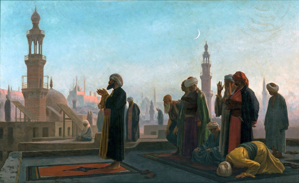 Evening Prayers - Jean-Léon Gérôme - Canvas Prints