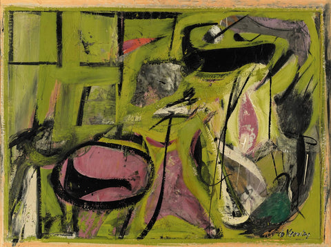 Event In A Barn by Willem de Kooning