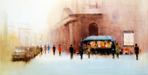 Exciting View of a Market - Framed Prints by Sina Irani