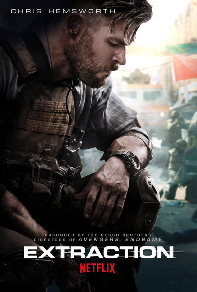 Extraction - Chris Hemsworth - Netflix Hollywood Blockbuster English Movie Poster - Art Prints