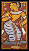 Set of 4 Jamini Roy Paintings - Framed Canvas - Large (17 x 30)  inches each