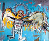 Fallen Angel - Jean-Michel Basquiat - Neo Expressionist Painting - Life Size Posters