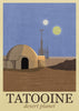 Fan Art - Tatooine Travel Poster - Star Wars - Hollywood Collection - Art Prints