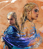 Fan Art From Game Of Thrones - Daenerys Targaryen - Framed Prints