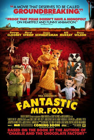 Fantastic Mr Fox - Wes Anderson - Hollywood Movie Posters by Stan